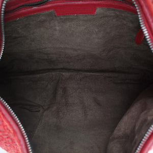 Pre-owned Bottega Veneta Intrecciato Red lambskin  handbag | stylenewstar