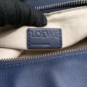 Pre-owned Loewe Puzzle Blue Leather  shoulderbag | stylenewstar