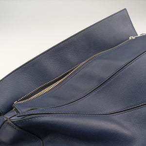 Pre-owned Loewe Puzzle Blue Leather  shoulderbag | stylenewstar