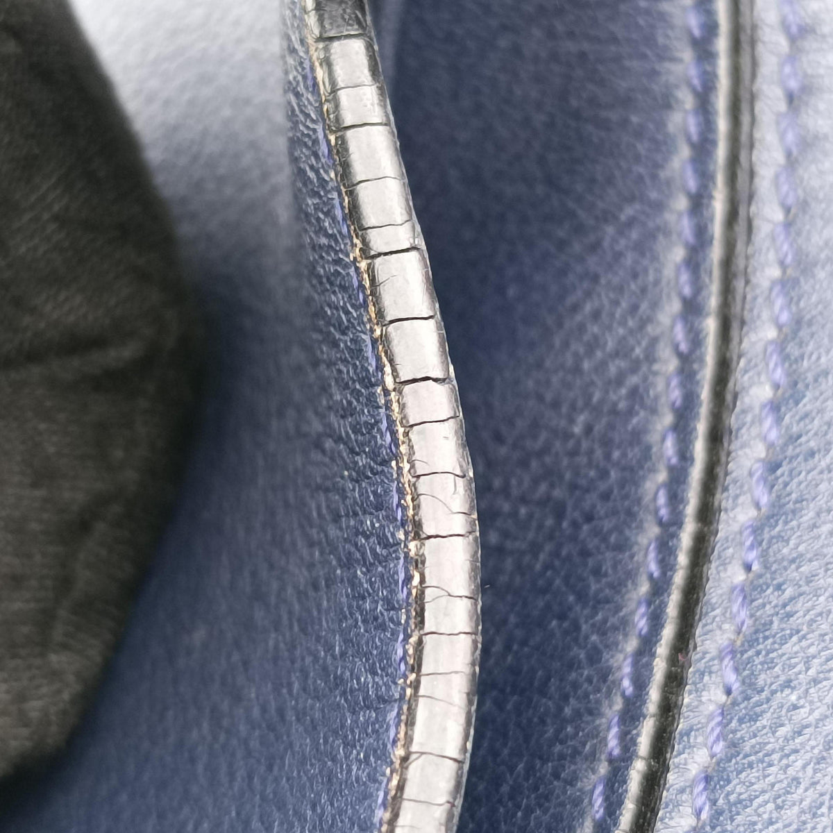 Pre-owned Loewe Puzzle Blue Leather  shoulderbag | stylenewstar
