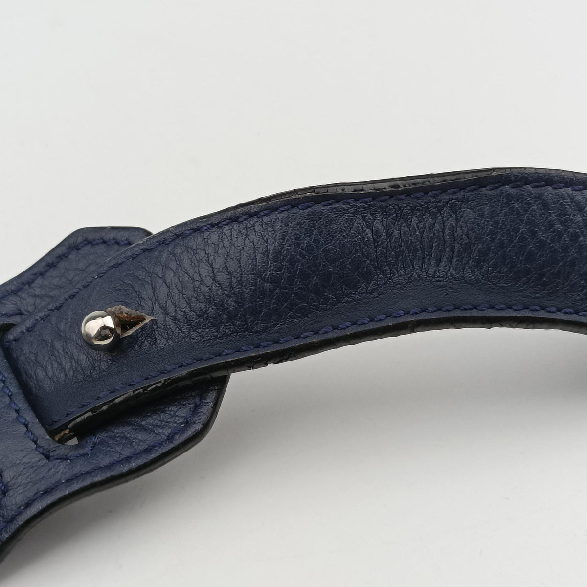 Pre-owned Loewe Puzzle Blue Leather  shoulderbag | stylenewstar