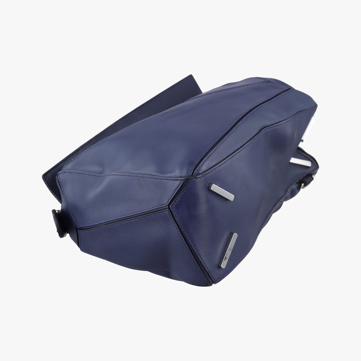 Pre-owned Loewe Puzzle Blue Leather  shoulderbag | stylenewstar