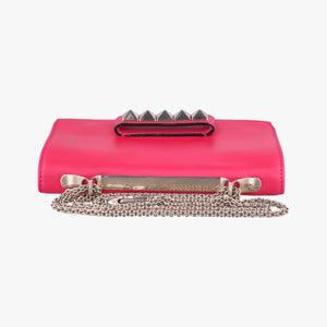 Pre-owned Valentino Rockstud Va Va Voom Rose Leather  shoulderbag | stylenewstar
