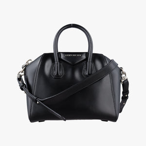 Pre-owned Givenchy Antigona Black Leather  shoulderbag | stylenewstar