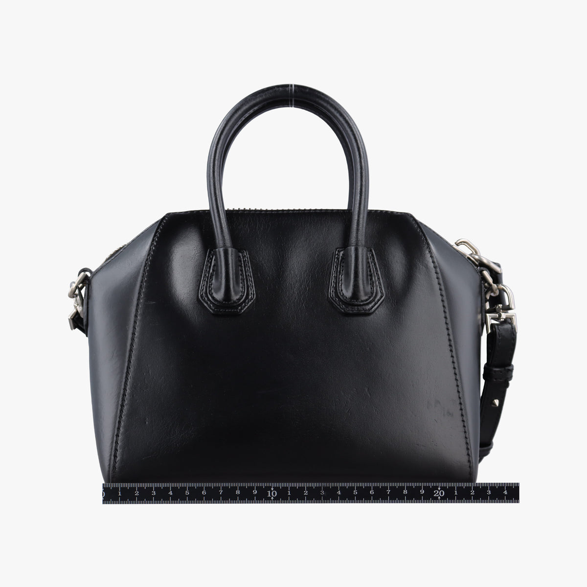Pre-owned Givenchy Antigona Black Leather  shoulderbag | stylenewstar