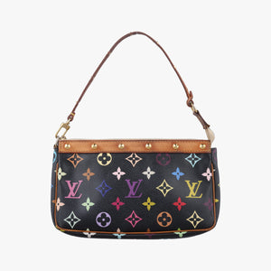 Vintage Louis Vuitton Pochette Accessoires Noir Monogram Multicolor M92648 handbag | stylenewstar