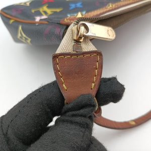 Vintage Louis Vuitton Pochette Accessoires Noir Monogram Multicolor M92648 handbag | stylenewstar