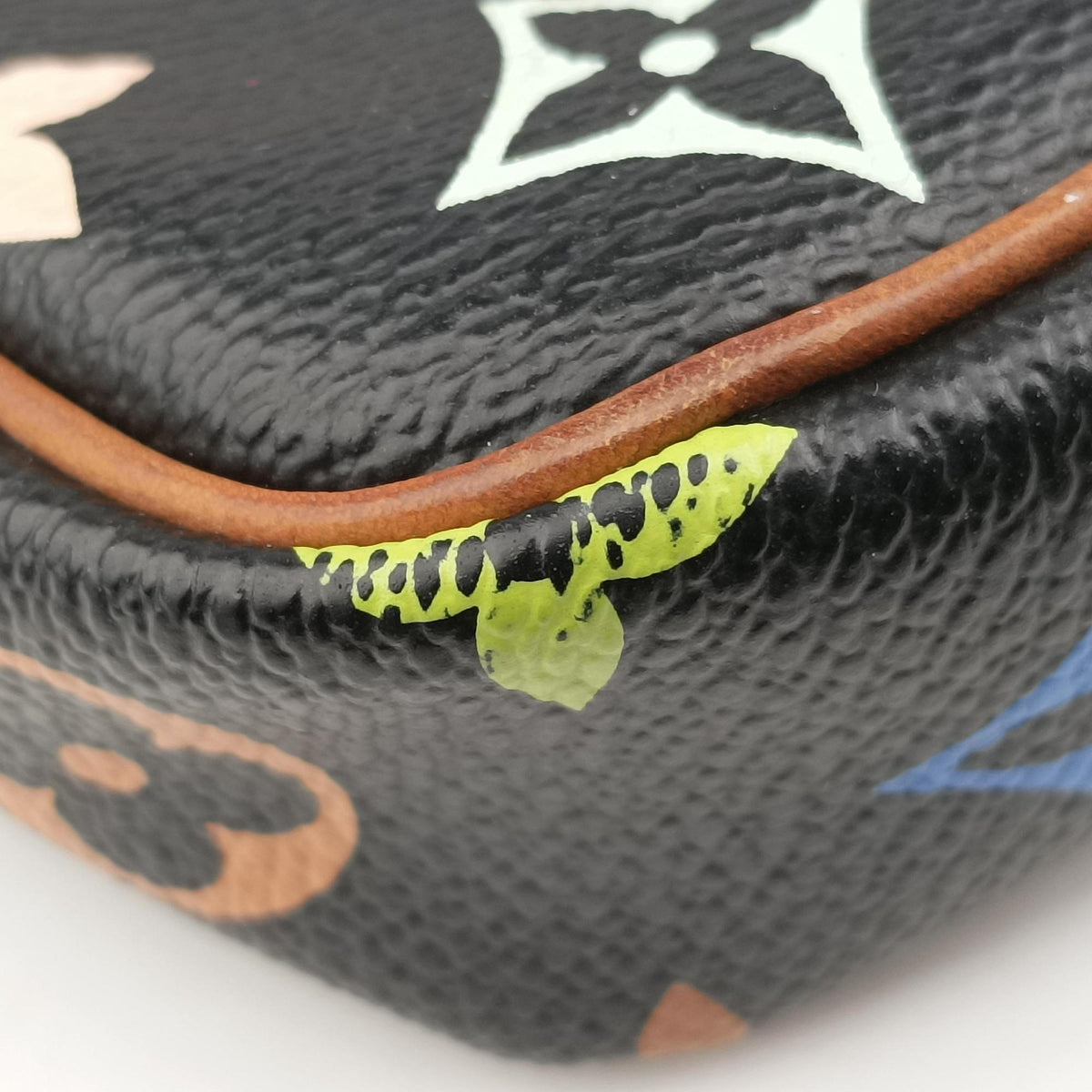 Vintage Louis Vuitton Pochette Accessoires Noir Monogram Multicolor M92648 handbag | stylenewstar