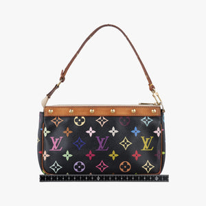 Vintage Louis Vuitton Pochette Accessoires Noir Monogram Multicolor M92648 handbag | stylenewstar
