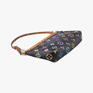 Vintage Louis Vuitton Pochette Accessoires Noir Monogram Multicolor M92648 handbag | stylenewstar