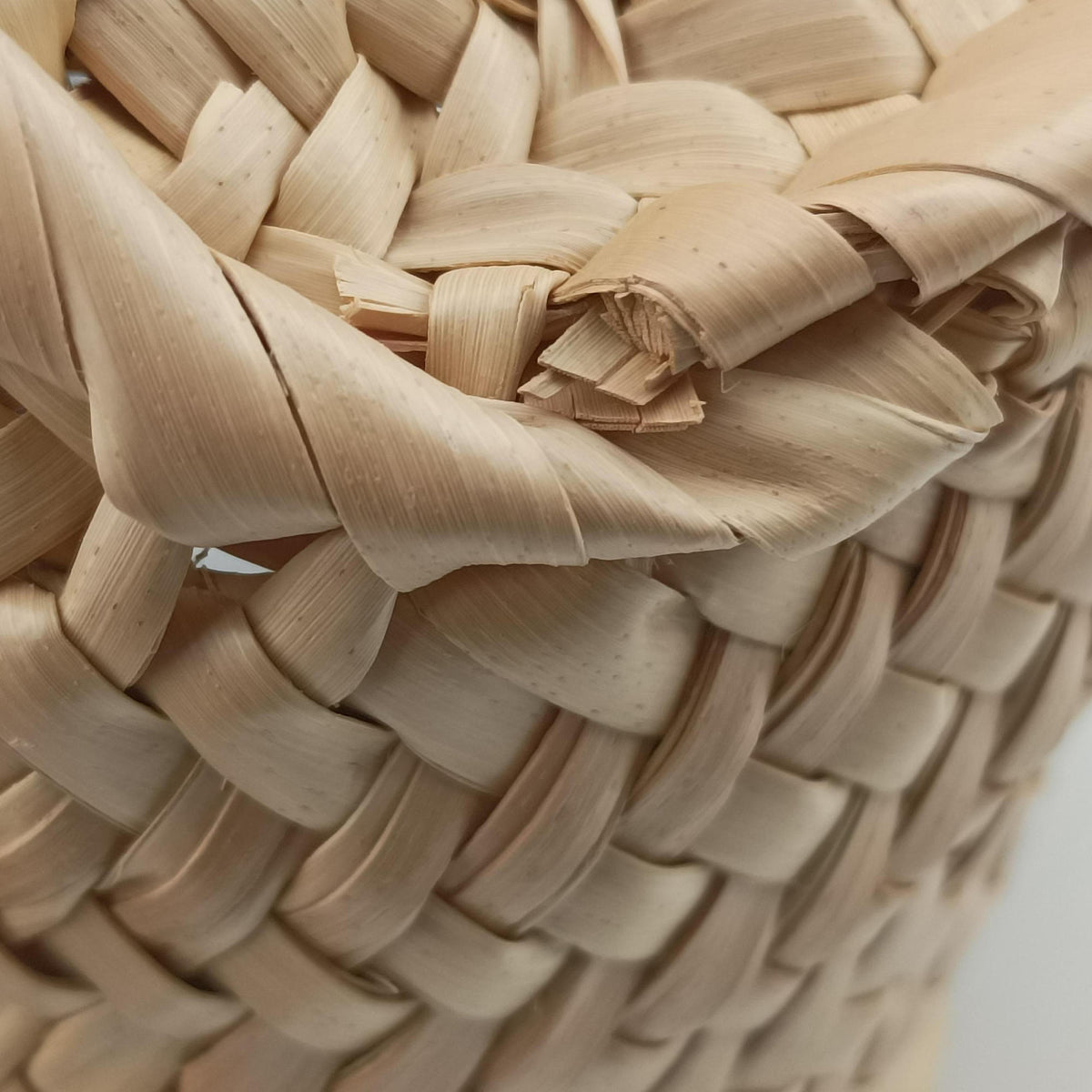 Pre-owned Celine Teen Triomphe Pannier Beige×Brown Leather×straw  shoulderbag | stylenewstar