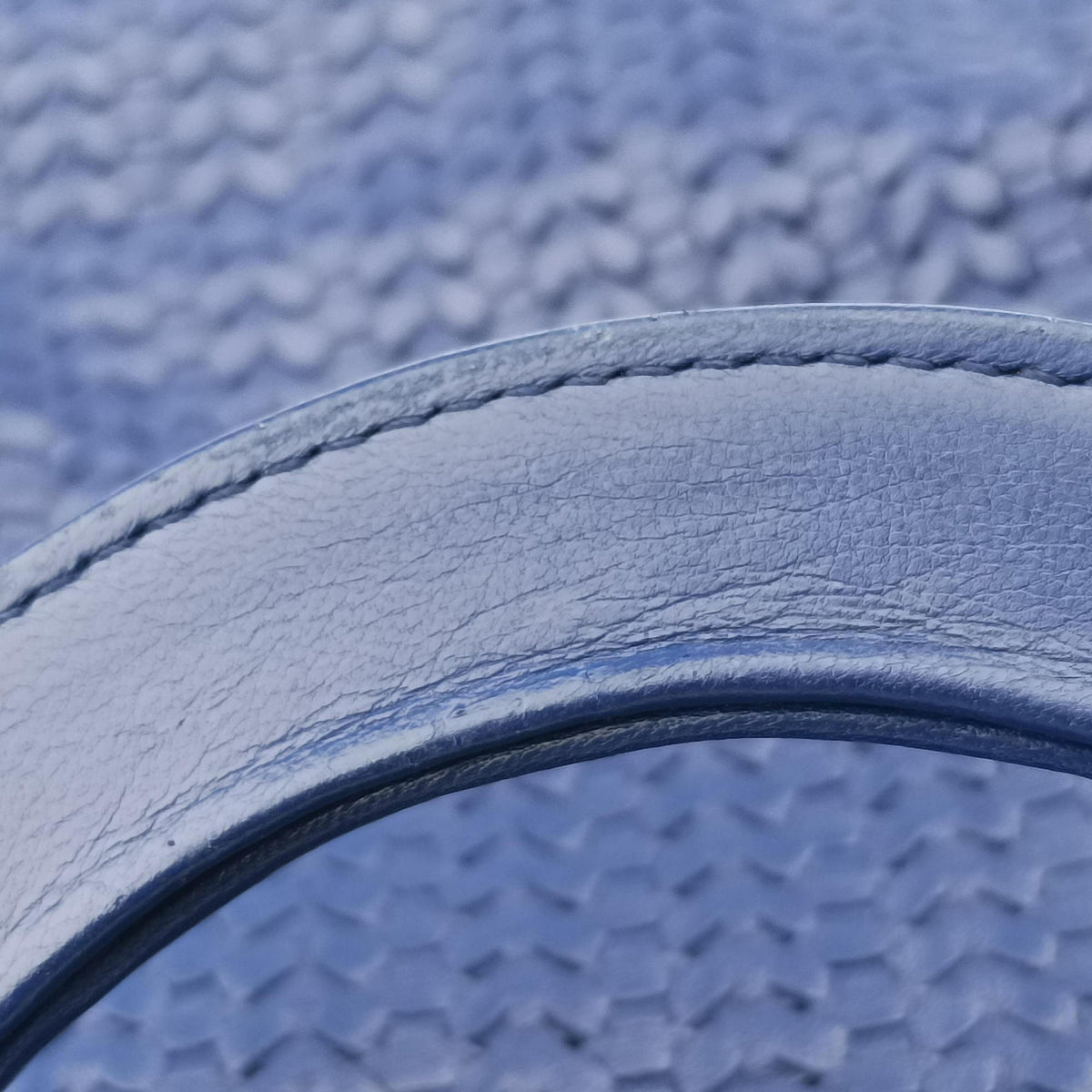 Secondhand Christian Dior Soft Lady Dior Blue lambskin  handbag | stylenewstar