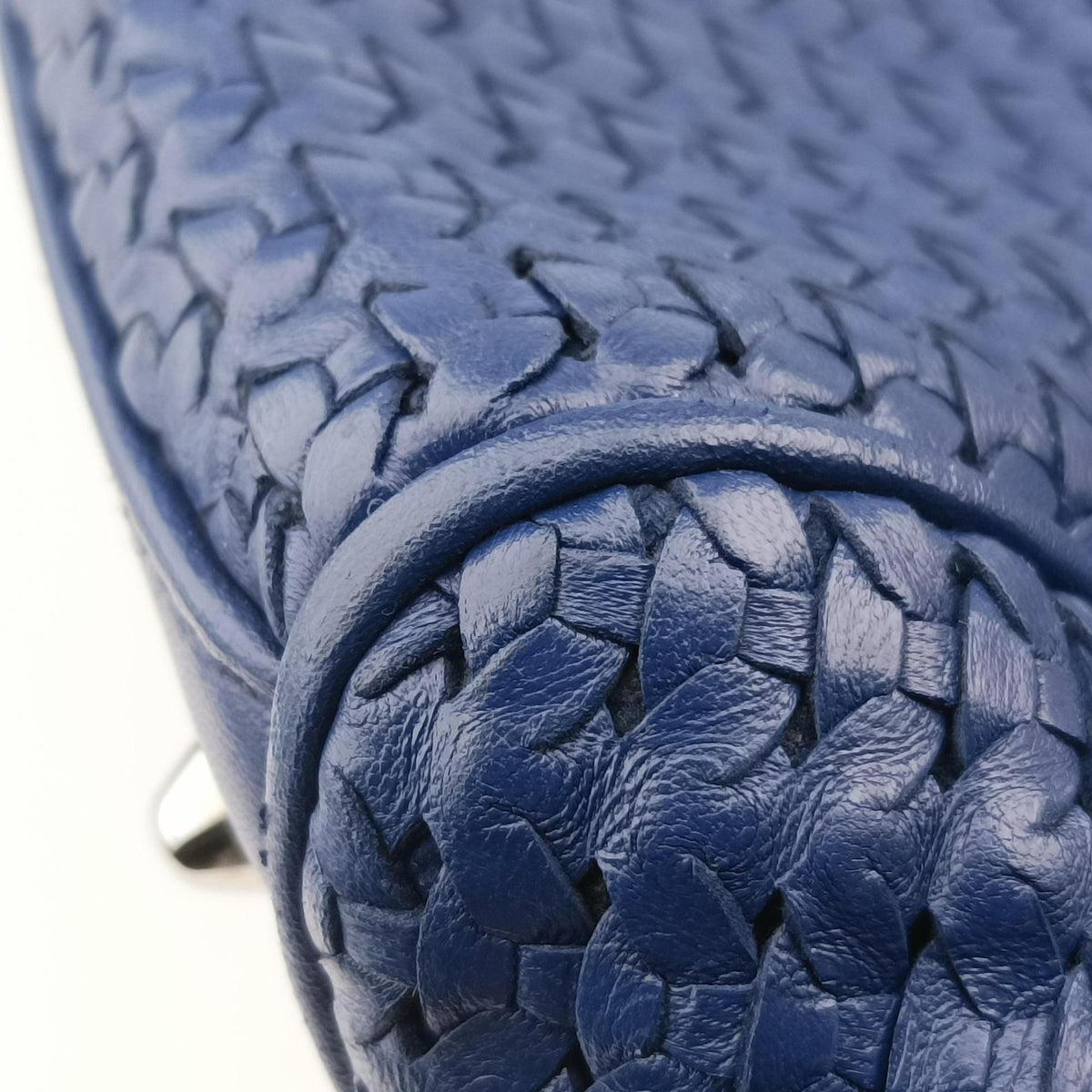 Secondhand Christian Dior Soft Lady Dior Blue lambskin  handbag | stylenewstar