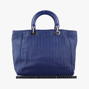 Secondhand Christian Dior Soft Lady Dior Blue lambskin  handbag | stylenewstar