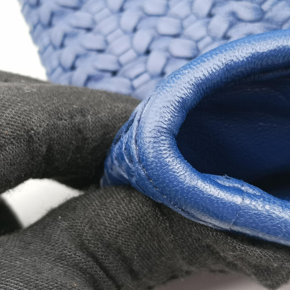 Secondhand Christian Dior Soft Lady Dior Blue lambskin  handbag | stylenewstar