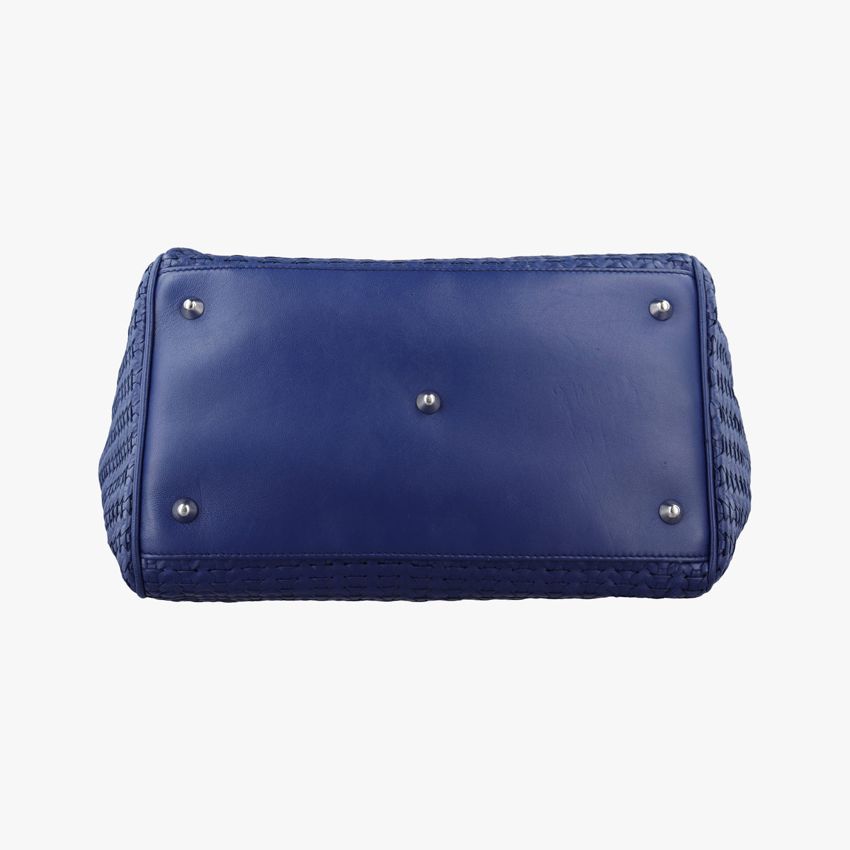 Secondhand Christian Dior Soft Lady Dior Blue lambskin  handbag | stylenewstar