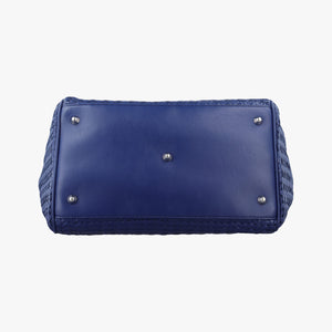 Secondhand Christian Dior Soft Lady Dior Blue lambskin  handbag | stylenewstar