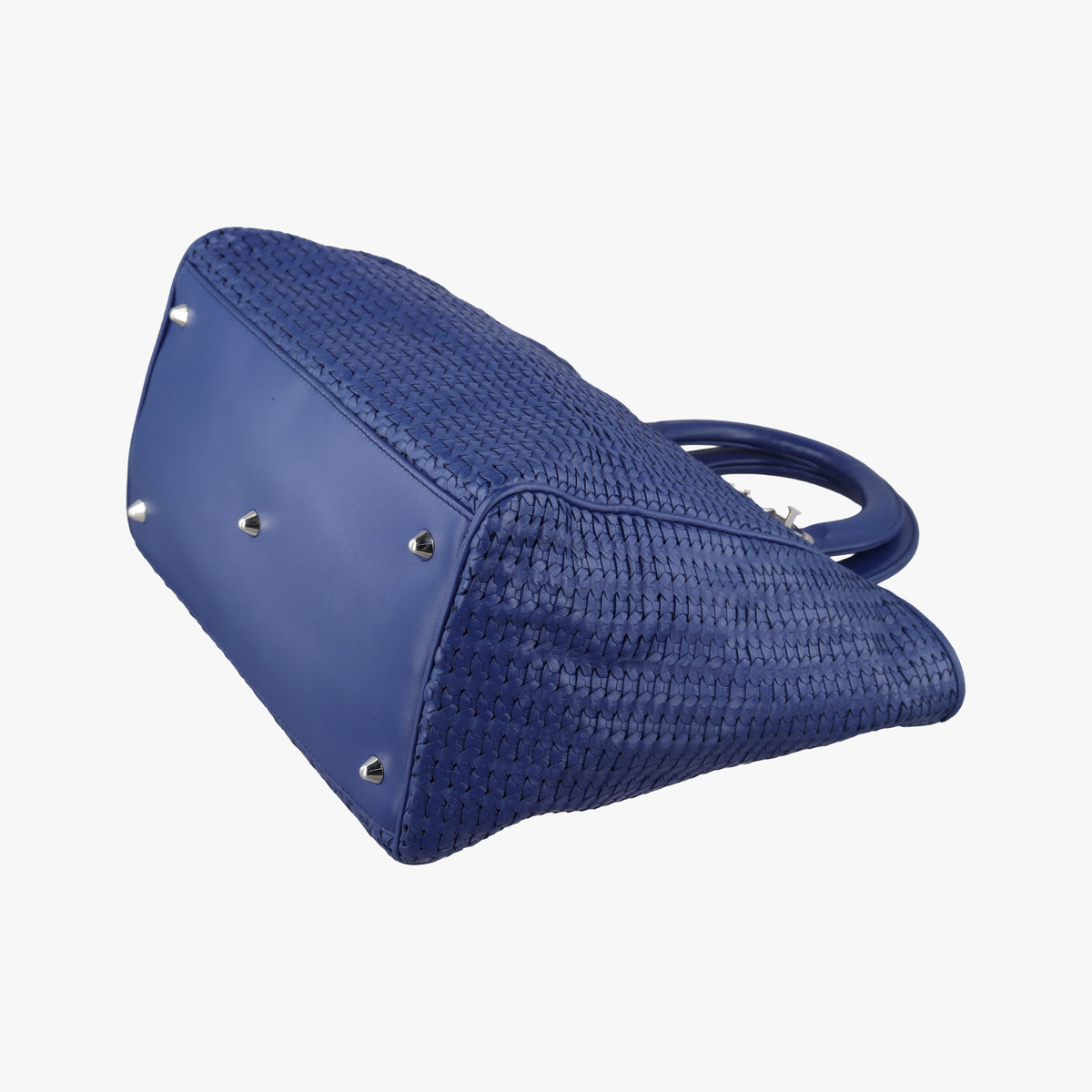 Secondhand Christian Dior Soft Lady Dior Blue lambskin  handbag | stylenewstar