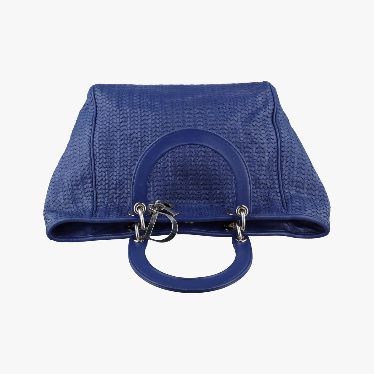 Secondhand Christian Dior Soft Lady Dior Blue lambskin  handbag | stylenewstar