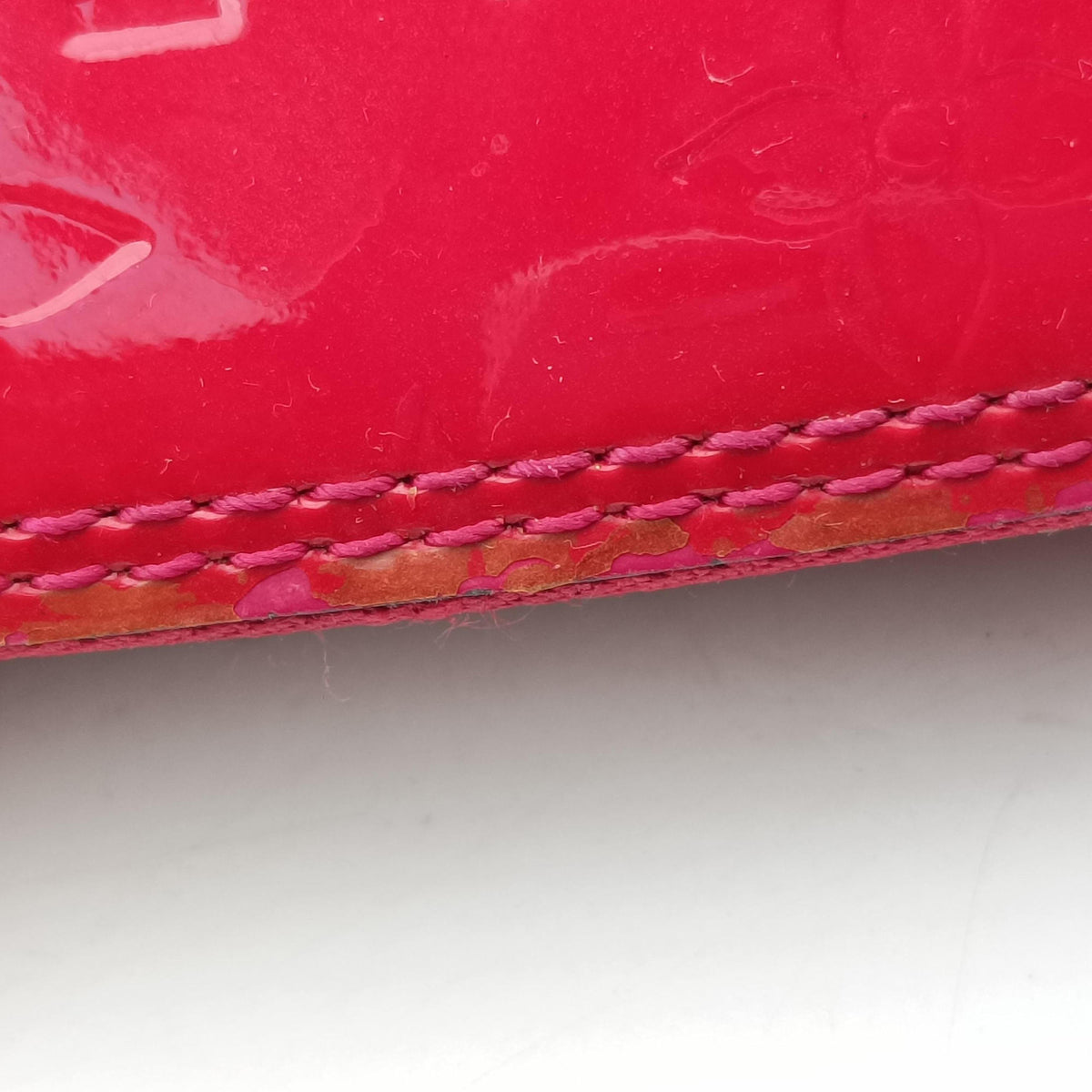 Pre-owned Louis Vuitton Alma BB pomme d'amour Vernis M90174 shoulderbag | stylenewstar