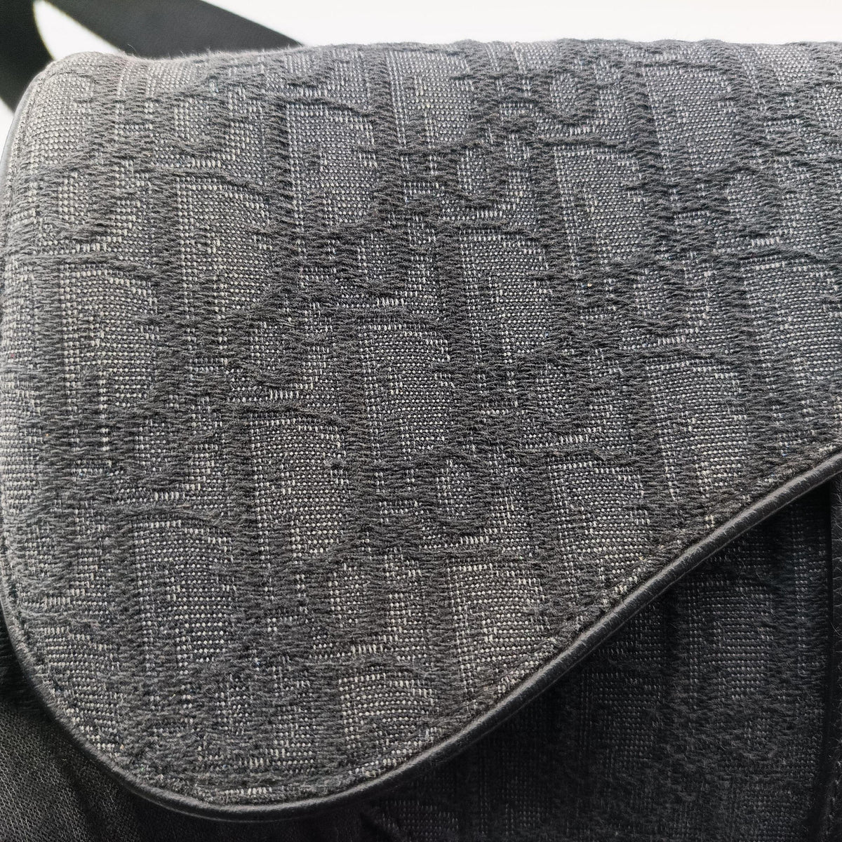 Vintage Christian Dior Saddle Black Jacquard  bum bag/waist bag | stylenewstar