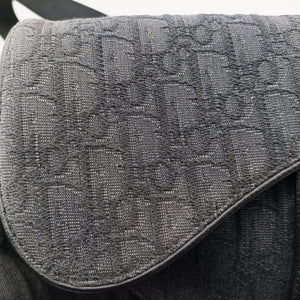 Vintage Christian Dior Saddle Black Jacquard  bum bag/waist bag | stylenewstar