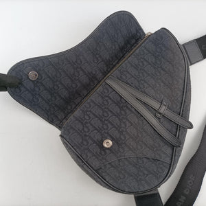 Vintage Christian Dior Saddle Black Jacquard  bum bag/waist bag | stylenewstar
