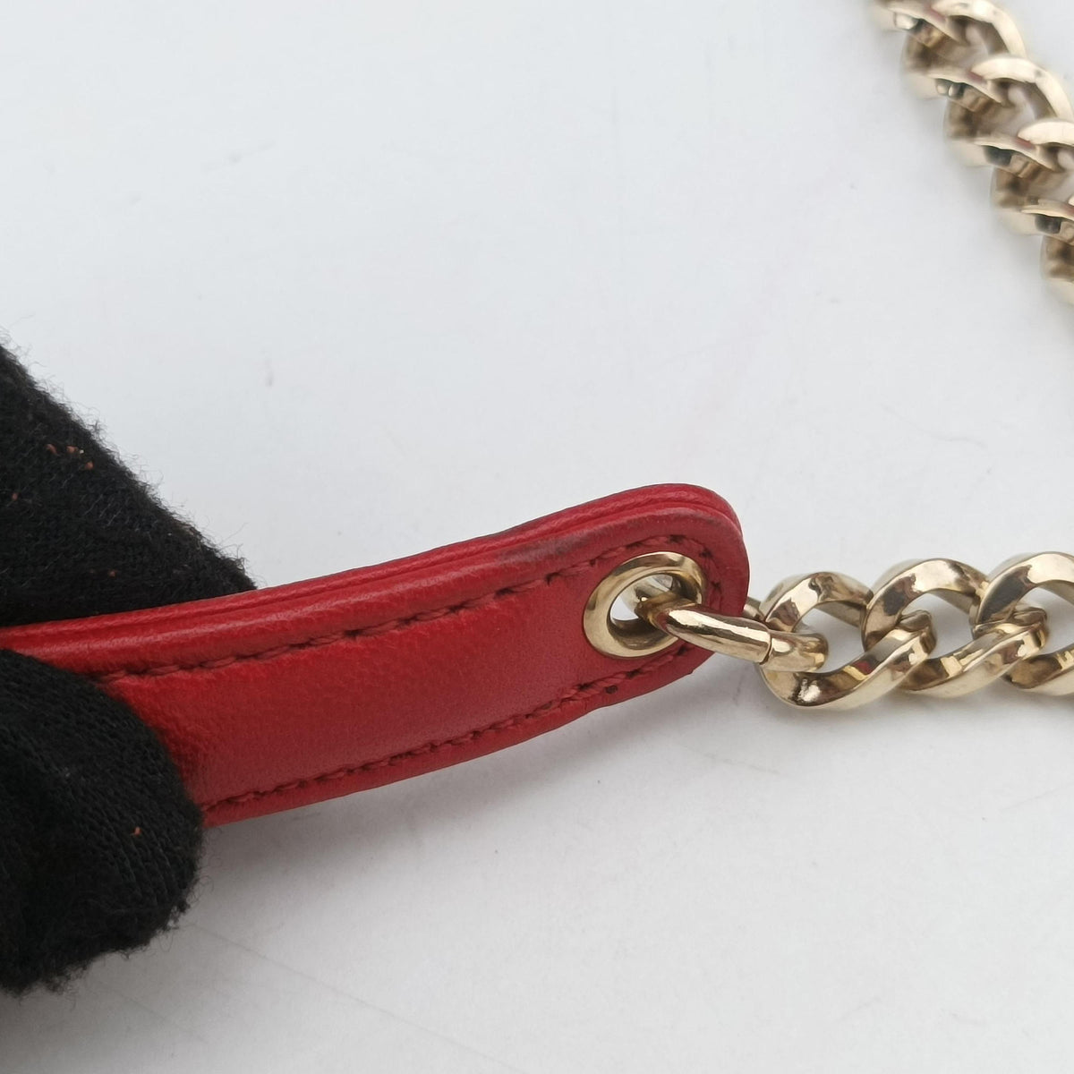 Pre-owned Christian Dior Cannage New Lock Red x Pink lambskin  shoulderbag | stylenewstar