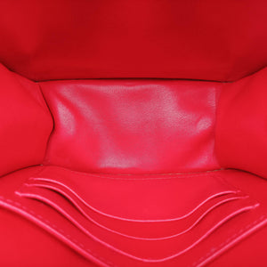 Pre-owned Christian Dior Cannage New Lock Red x Pink lambskin  shoulderbag | stylenewstar