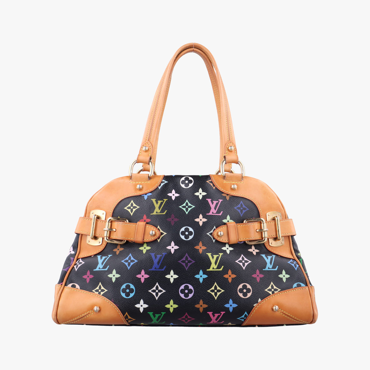 Pre-owned Louis Vuitton CLAUDIA Noir Monogram Multicolor M40194 shoulderbag | stylenewstar