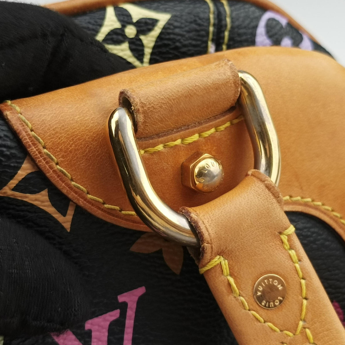 Pre-owned Louis Vuitton CLAUDIA Noir Monogram Multicolor M40194 shoulderbag | stylenewstar
