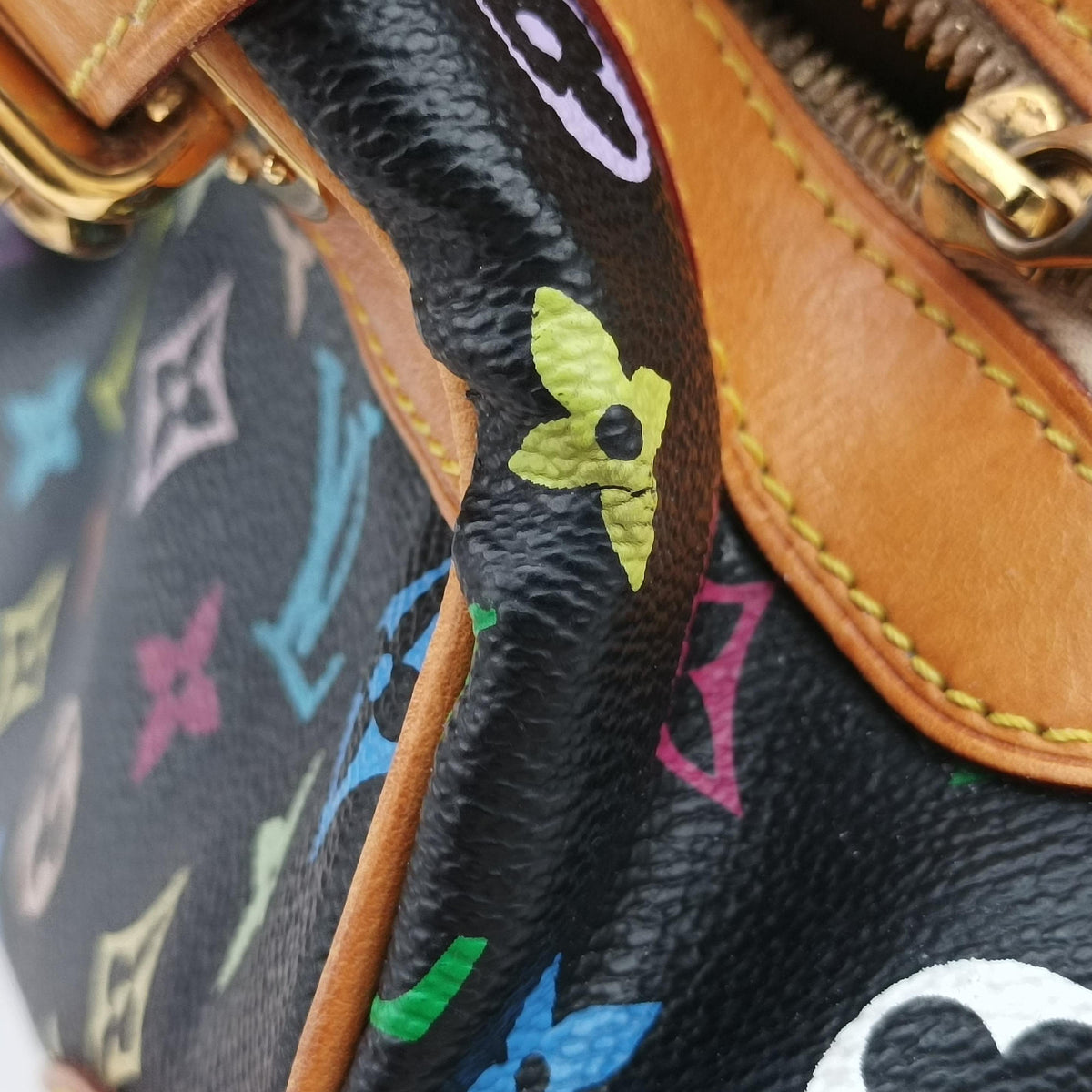 Pre-owned Louis Vuitton CLAUDIA Noir Monogram Multicolor M40194 shoulderbag | stylenewstar
