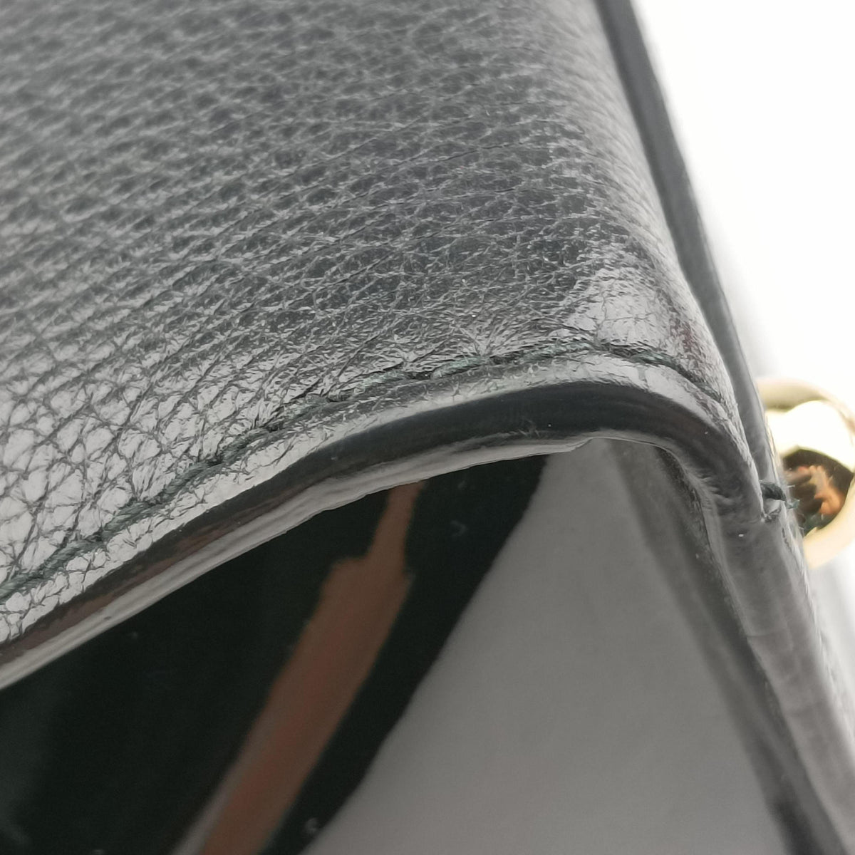 Pre-owned Dolce & Gabbana Greta Black Leather  shoulderbag | stylenewstar