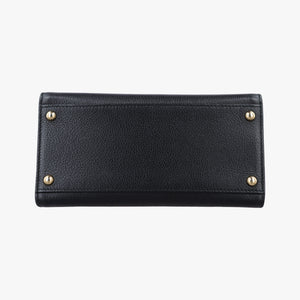 Pre-owned Dolce & Gabbana Greta Black Leather  shoulderbag | stylenewstar