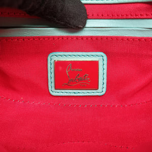 Vintage Christian Louboutin Sweet Charity Scarabe Spike Green Patent Leather  shoulderbag | stylenewstar