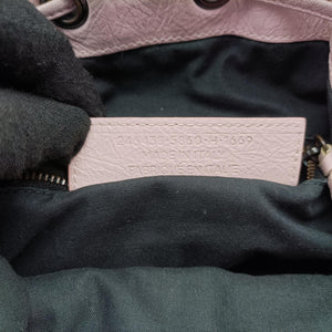 Pre-owned Balenciaga Pompon Pink Lambskin  shoulderbag | stylenewstar