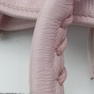 Pre-owned Balenciaga Pompon Pink Lambskin  shoulderbag | stylenewstar