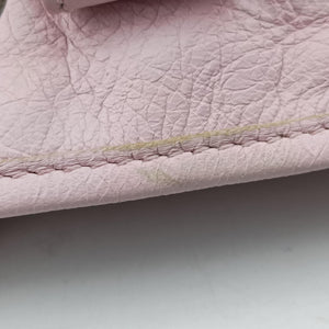 Pre-owned Balenciaga Pompon Pink Lambskin  shoulderbag | stylenewstar