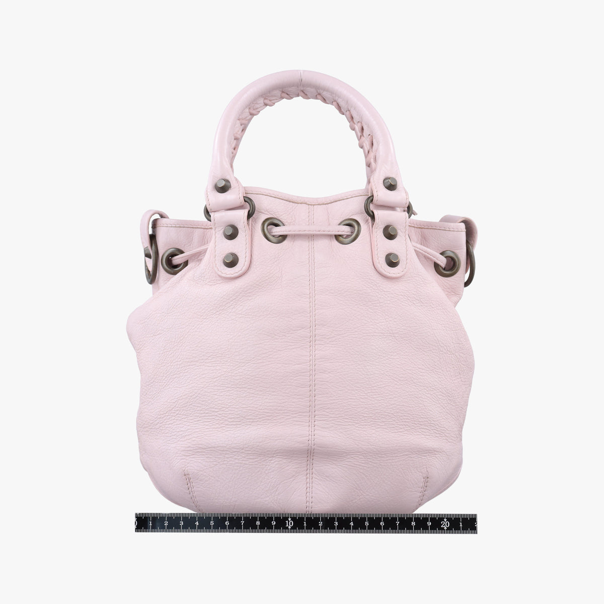 Pre-owned Balenciaga Pompon Pink Lambskin  shoulderbag | stylenewstar
