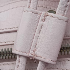 Pre-owned Balenciaga Pompon Pink Lambskin  shoulderbag | stylenewstar