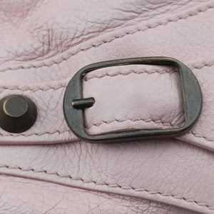 Pre-owned Balenciaga Pompon Pink Lambskin  shoulderbag | stylenewstar