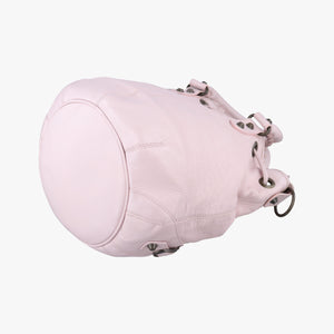 Pre-owned Balenciaga Pompon Pink Lambskin  shoulderbag | stylenewstar