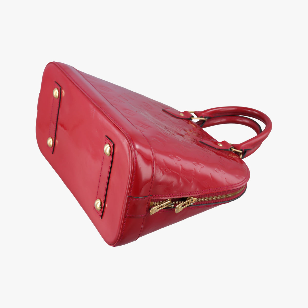 Secondhand Louis Vuitton Alma PM pomme d'amour Vernis M90096 handbag | stylenewstar