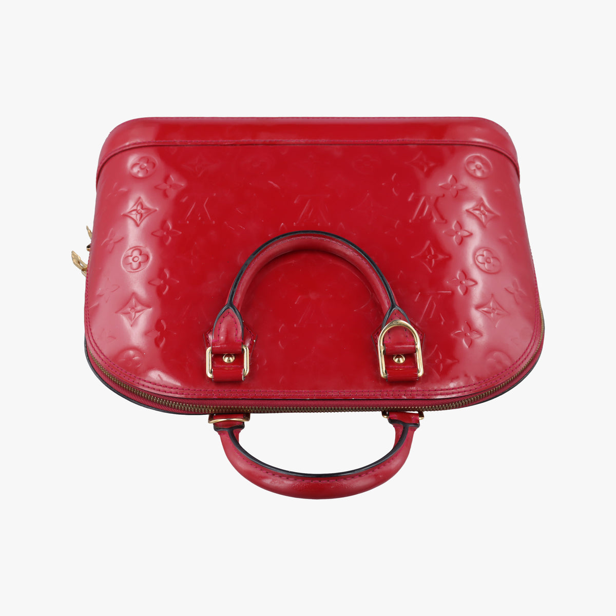 Secondhand Louis Vuitton Alma PM pomme d'amour Vernis M90096 handbag | stylenewstar