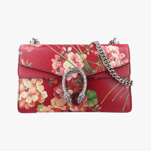 Pre-owned Gucci Dionysus Red×Multicolour Leather 400249 shoulderbag | stylenewstar