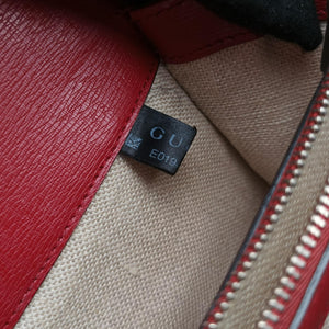 Pre-owned Gucci Dionysus Red×Multicolour Leather 400249 shoulderbag | stylenewstar