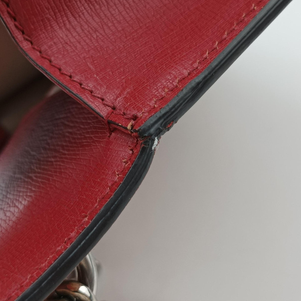 Pre-owned Gucci Dionysus Red×Multicolour Leather 400249 shoulderbag | stylenewstar
