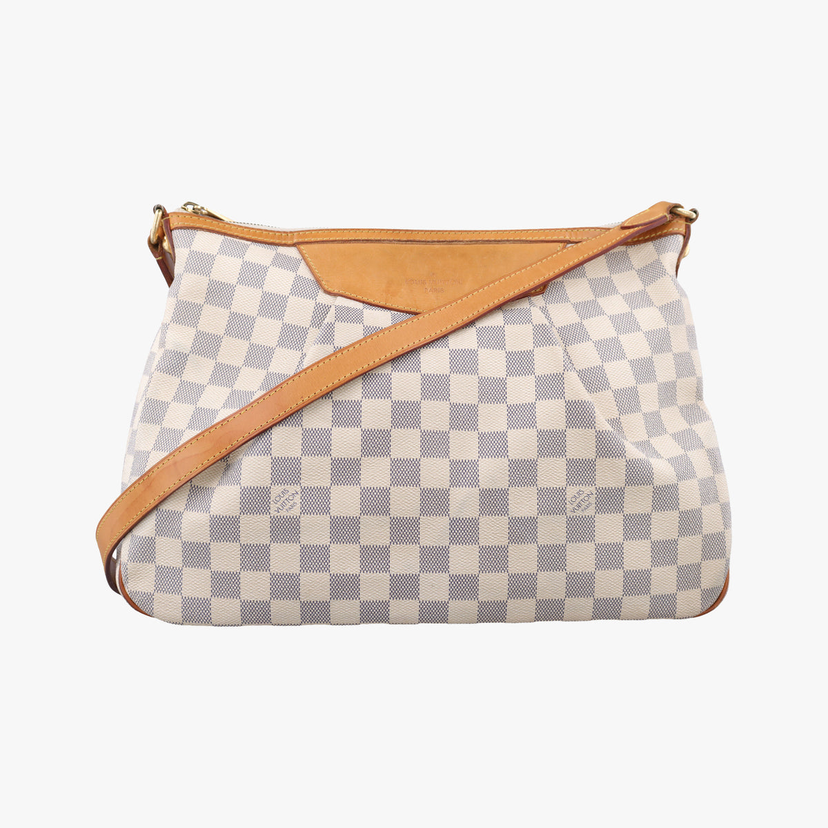 Pre-owned Louis Vuitton SIRACUSA MM AZUR Damier Canvas N41112 shoulderbag | stylenewstar