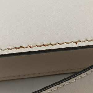 Pre-owned Gucci Sylvie White Leather 421882 shoulderbag | stylenewstar