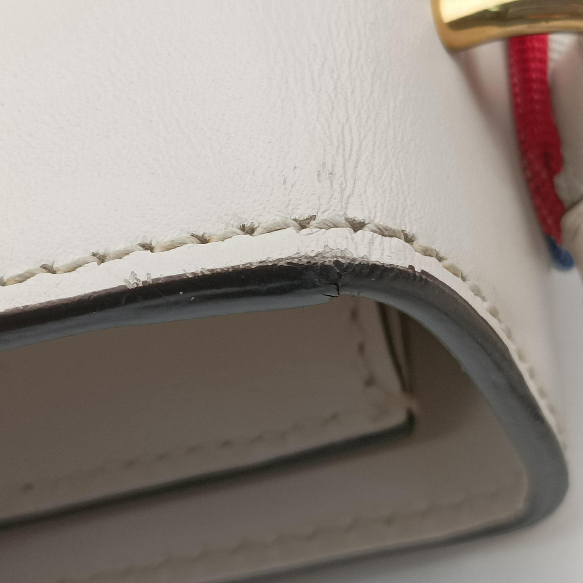 Pre-owned Gucci Sylvie White Leather 421882 shoulderbag | stylenewstar